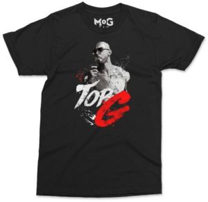Top G Andrew Tate T-shirt Hustler Alpha Gangster Tee Kickboxing Hustling Gift-Andrew Tate Merch